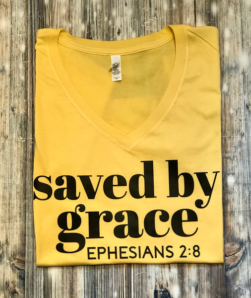 Saved by grace (Yellow)