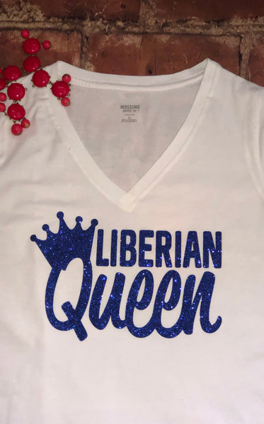 Liberian Queen -  Blue Glitter