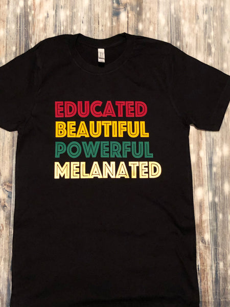 Educated, Beautiful, Powerful, Melanated