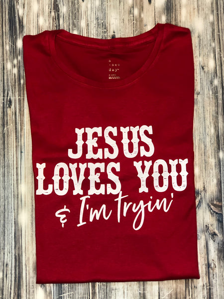Jesus loves you...