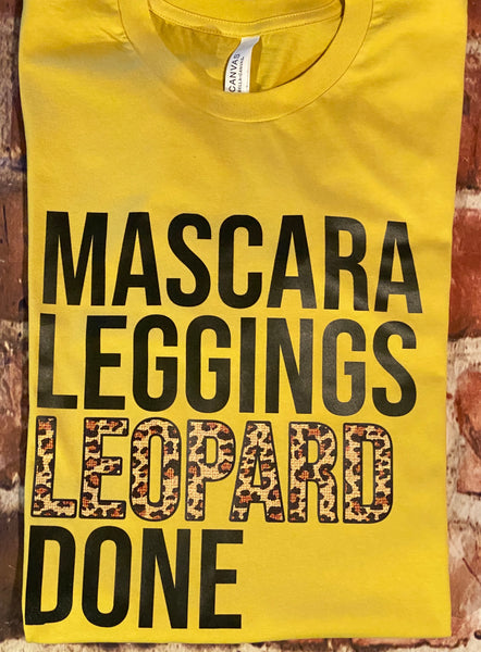 Mascara Leggings Leopard...Yellow