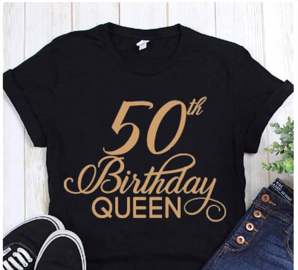 50th Birthday Queen tee