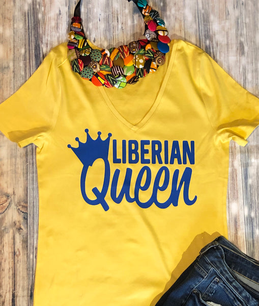 Liberian Queen (Yellow and Blue)