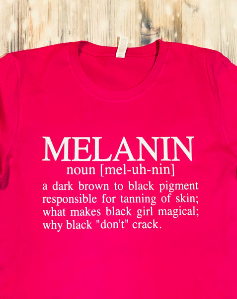 The definition of Melanin (Fuchsia)